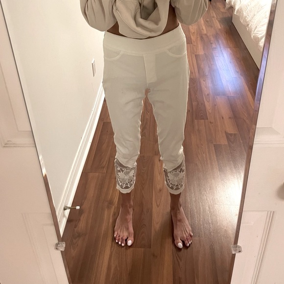 White Fancy Pants - Picture 1 of 1
